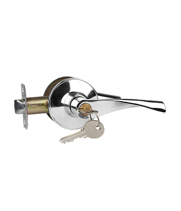 Ручки со встроенным механизмом Ручка-защелка TRODOS ЗВ2-01 SN ключ фиксатор 